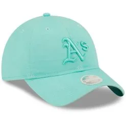 New Era Women's Turquoise Oakland Athletics Tint Core Classic 9TWENTY Adjustable Hat -Minnesota Twins Shop DSCO1136449575 1387 ALT3