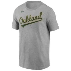 Nike Men's Khris Davis Heathered Gray Oakland Athletics Name & Number Team T-Shirt -Minnesota Twins Shop DSCO1136749241 1927 ALT2