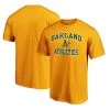 Fanatics Branded Men's Gold Oakland Athletics Heart & Soul T-Shirt