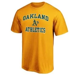Fanatics Branded Men's Gold Oakland Athletics Heart & Soul T-Shirt 6 Fanatics Branded Men's Gold Oakland Athletics Heart & Soul T-Shirt -Minnesota Twins Shop DSCO1136750723 1853 ALT2