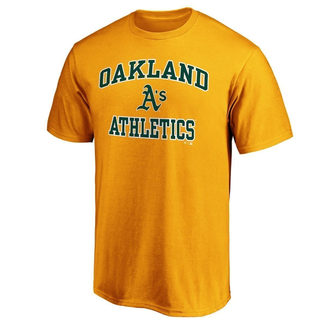 Fanatics Branded Men's Gold Oakland Athletics Heart & Soul T-Shirt 3 Fanatics Branded Men's Gold Oakland Athletics Heart & Soul T-Shirt - Image 3