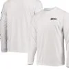 Columbia Men's White Texas Rangers Americana Terminal Tackle Omni-Shade Long Sleeve Raglan T-Shirt
