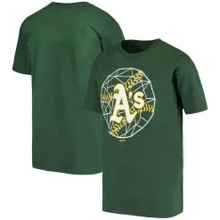 Outerstuff Youth Green Oakland Athletics Digi-Ball T-Shirt
