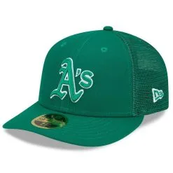 New Era Men's Green Oakland Athletics 2022 St. Patrick's Day Low 59FIFTY Fitted Hat