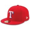 New Era Men's Red Texas Rangers Alternate Authentic Collection On-Field 59FIFTY Fitted Hat