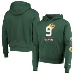 New Era Men's Green Oakland Athletics Count The Rings Pullover Hoodie