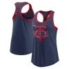 Nike Women's Navy Minnesota Twins X-Ray Racerback Performance Tank Top
