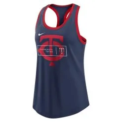 Nike Women's Navy Minnesota Twins X-Ray Racerback Performance Tank Top -Minnesota Twins Shop DSCO1136761502 1320 ALT2