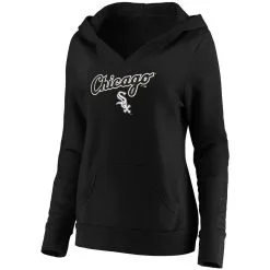 Fanatics Branded Women's Black Chicago White Sox Core Team Lockup V-Neck Pullover Hoodie 6 Fanatics Branded Women's Black Chicago White Sox Core Team Lockup V-Neck Pullover Hoodie -Minnesota Twins Shop DSCO1136761725 1007 ALT2