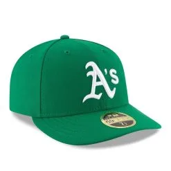 New Era Men's Green Oakland Athletics Alt Authentic Collection On-Field Low 59FIFTY Fitted Hat -Minnesota Twins Shop DSCO1136762105 2041 ALT3