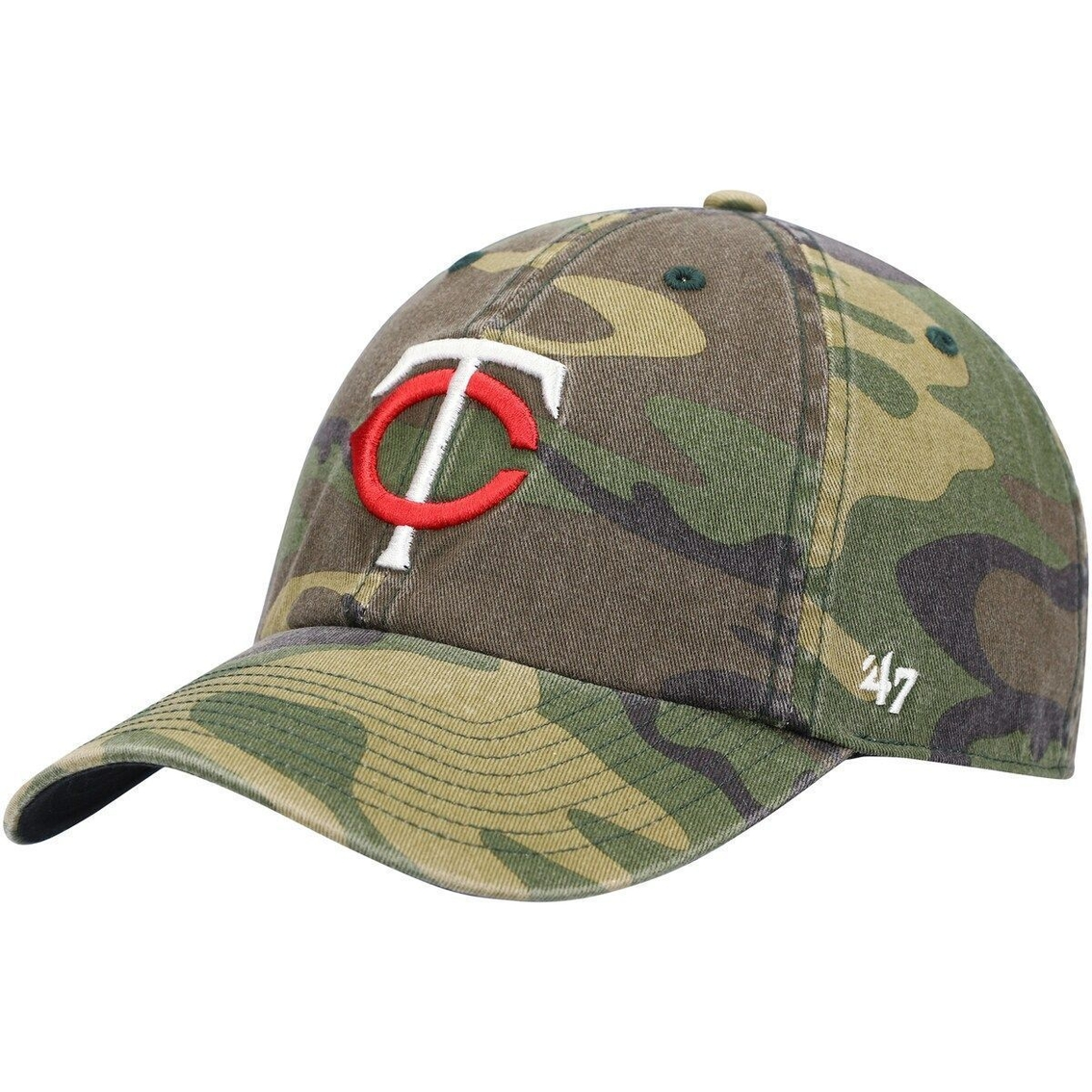 '47 Men's Camo Minnesota Twins Team Clean Up Adjustable Hat 1 '47 Men's Camo Minnesota Twins Team Clean Up Adjustable Hat