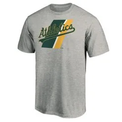 Fanatics Branded Men's Heathered Gray Oakland Athletics Prep Squad T-Shirt -Minnesota Twins Shop DSCO1136764252 1927 ALT2