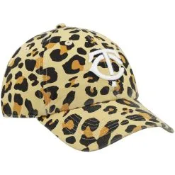 Women's '47 Minnesota Twins Tan Bagheera Cheetah Clean Up Adjustable Hat -Minnesota Twins Shop DSCO1136764452 2H4Q ALT3