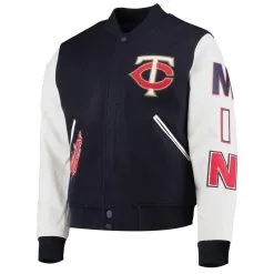 Pro Standard Men's Navy Minnesota Twins Varsity Logo Full-Zip Jacket -Minnesota Twins Shop DSCO1136765182 1320 ALT2