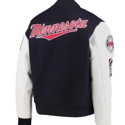 Pro Standard Men's Navy Minnesota Twins Varsity Logo Full-Zip Jacket -Minnesota Twins Shop DSCO1136765182 1320 ALT3