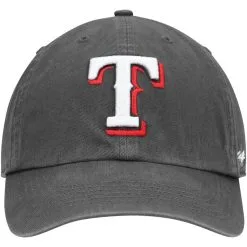 '47 Men's Graphite Texas Rangers Franchise Fitted Hat -Minnesota Twins Shop DSCO1136765205 1925 ALT2