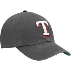 '47 Men's Graphite Texas Rangers Franchise Fitted Hat -Minnesota Twins Shop DSCO1136765205 1925 ALT3