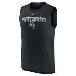 Nike Men's Black Chicago White Sox Knockout Stack Exceed Performance Muscle Tank Top -Minnesota Twins Shop DSCO1136765729 1007 ALT2