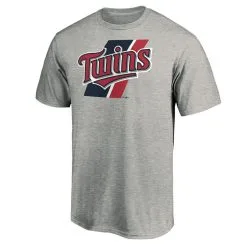 Fanatics Branded Men's Heathered Gray Minnesota Twins Prep Squad T-Shirt -Minnesota Twins Shop DSCO1136766364 1927 ALT2