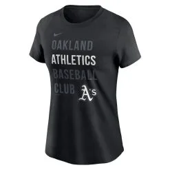 Nike Women's Black Oakland Athletics Baseball Club T-Shirt -Minnesota Twins Shop DSCO1136766571 1007 ALT2