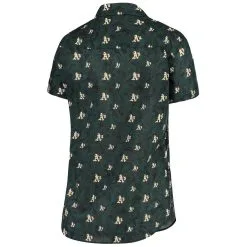 FOCO Women's Green Oakland Athletics Floral Button Up Shirt -Minnesota Twins Shop DSCO1136767181 2041 ALT3