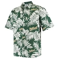 Reyn Spooner Men's Green Oakland Athletics Aloha Button-Down Shirt -Minnesota Twins Shop DSCO1136768839 2041 ALT2