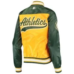 Starter Women's Gold Oakland Athletics The Legend Full-Snap Jacket -Minnesota Twins Shop DSCO1136768975 1853 ALT3