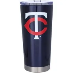 Logo Brands Minnesota Twins 20oz. Letterman Tumbler