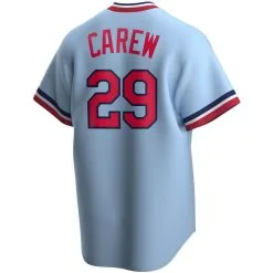 Nike Men's Rod Carew Light Blue Minnesota Twins Road Cooperstown Collection Player Jersey -Minnesota Twins Shop DSCO1136769611 1191 ALT3