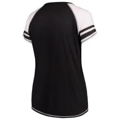 Soft As A Grape Women's Heather Gray Oakland Athletics Plus Sizes Three Out Color Blocked Raglan Sleeve T-Shirt -Minnesota Twins Shop DSCO1136770471 1007 ALT3