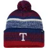'47 Men's Red Texas Rangers Northward Cuffed Knit Hat With Pom