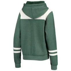 New Era Women's Heathered Green/White Oakland Athletics Colorblock Tri-Blend Pullover Hoodie -Minnesota Twins Shop DSCO1136771921 2041 ALT3