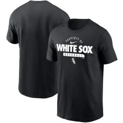 Nike Men's Black Chicago White Sox Primetime Property Of Practice T-Shirt