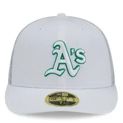 New Era Men's White Oakland Athletics 2022 Batting Practice Low 59FIFTY Fitted Hat -Minnesota Twins Shop DSCO1136772574 3550 ALT2