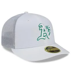 New Era Men's White Oakland Athletics 2022 Batting Practice Low 59FIFTY Fitted Hat -Minnesota Twins Shop DSCO1136772574 3550 ALT3