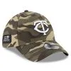 Men's New Era Camo Minnesota Twins 2021 Armed Forces Day 39THIRTY Flex Hat
