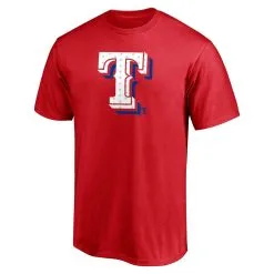 Fanatics Branded Men's Red Texas Rangers Red White And Team Logo T-Shirt 6 Fanatics Branded Men's Red Texas Rangers Red White And Team Logo T-Shirt -Minnesota Twins Shop DSCO1136773299 2910 ALT2