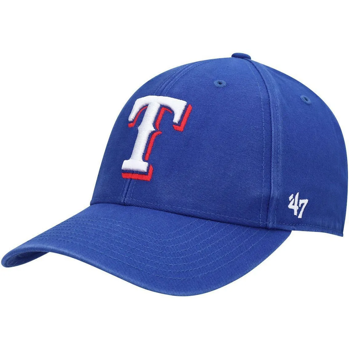 '47 Men's Royal Texas Rangers Legend MVP Logo Adjustable Hat 2 '47 Men's Royal Texas Rangers Legend MVP Logo Adjustable Hat - Image 2