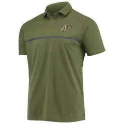 Levelwear Men's Olive Oakland Athletics Delta Sector Raglan Polo -Minnesota Twins Shop DSCO1136773431 2068 ALT2