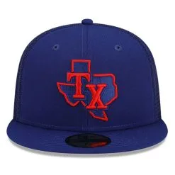 New Era Men's Royal Texas Rangers 2023 Batting Practice 59FIFTY Fitted Hat -Minnesota Twins Shop DSCO1136774045 1350 ALT2