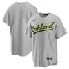 Nike Men's Gray Oakland Athletics Road Replica Team Jersey
