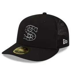New Era Men's Black Chicago White Sox 2023 Batting Practice Low 59FIFTY Fitted Hat