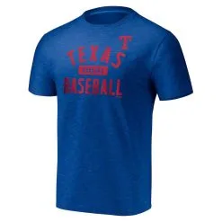 Fanatics Branded Men's Royal Texas Rangers Primary Pill Space Dye T-Shirt -Minnesota Twins Shop DSCO1136775449 1350 ALT2
