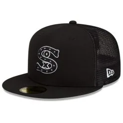 New Era Men's Black Chicago White Sox 2023 Batting Practice 59FIFTY Fitted Hat