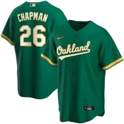 Nike Youth Matt Chapman Kelly Green Oakland Athletics Alternate Replica Player Jersey