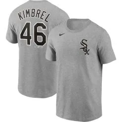 Nike Men's Craig Kimbrel Heathered Gray Chicago White Sox Name & Number T-Shirt