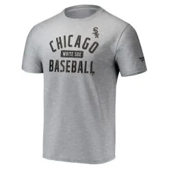 Fanatics Branded Men's Gray Chicago White Sox Primary Pill Space Dye T-Shirt -Minnesota Twins Shop DSCO1136778389 VNFK ALT2