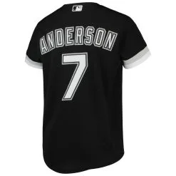 Nike Youth Tim Anderson Black Chicago White Sox Alternate Replica Player Jersey -Minnesota Twins Shop DSCO1136778762 1007 ALT3