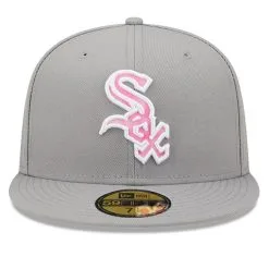New Era Men's Gray Chicago White Sox 2022 Mother's Day On-Field 59FIFTY Fitted Hat -Minnesota Twins Shop DSCO1136778766 VNFK ALT2