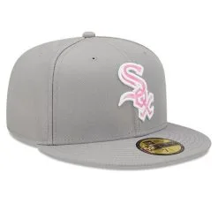 New Era Men's Gray Chicago White Sox 2022 Mother's Day On-Field 59FIFTY Fitted Hat -Minnesota Twins Shop DSCO1136778766 VNFK ALT3